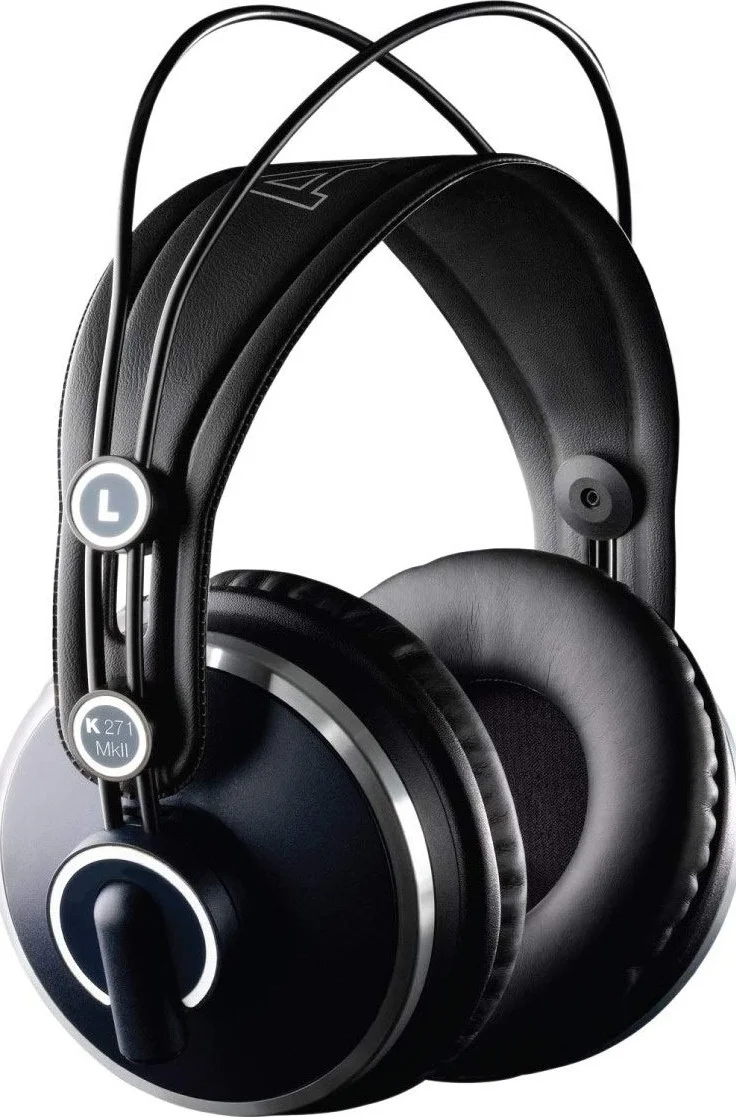 هدفون استودیویی پشت بسته AKG K271 MKII با قابلیت قطع خودکار صدا، کابل‌های جداشدنی، فرکانس 16 هرتز تا 28 کیلوهرتز، هدبند خود تنظیم شونده، پدهای گوشی قابل تعویض برای ضبط، میکس و مانیتورینگ زنده | 2470X00190