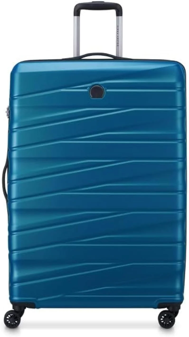 چمدان چرخدار تیفانی ۸۲ سانتی متری، آبی استیل