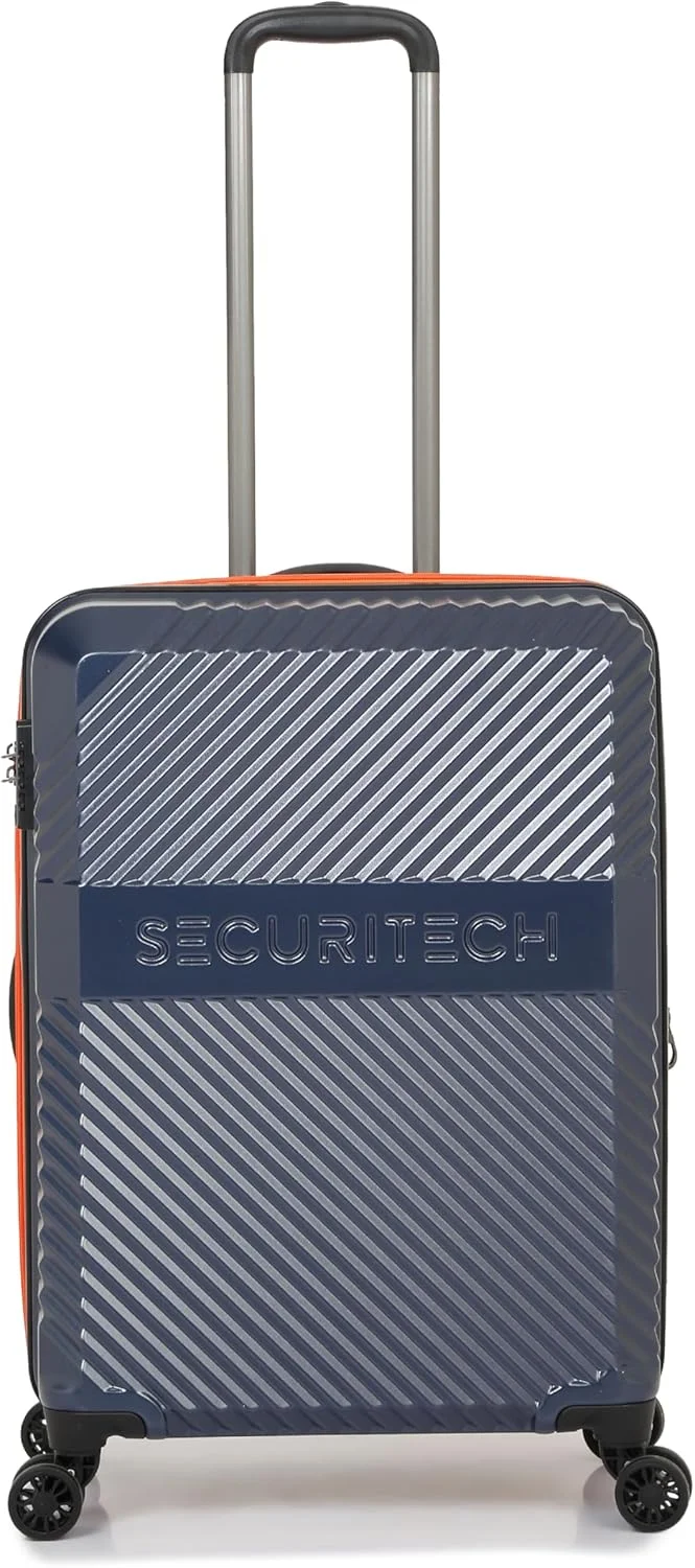 چمدان کابین چرخ‌دار قابل گسترش DELSEY PARIS Securitech Patrol 55 4DW آبی