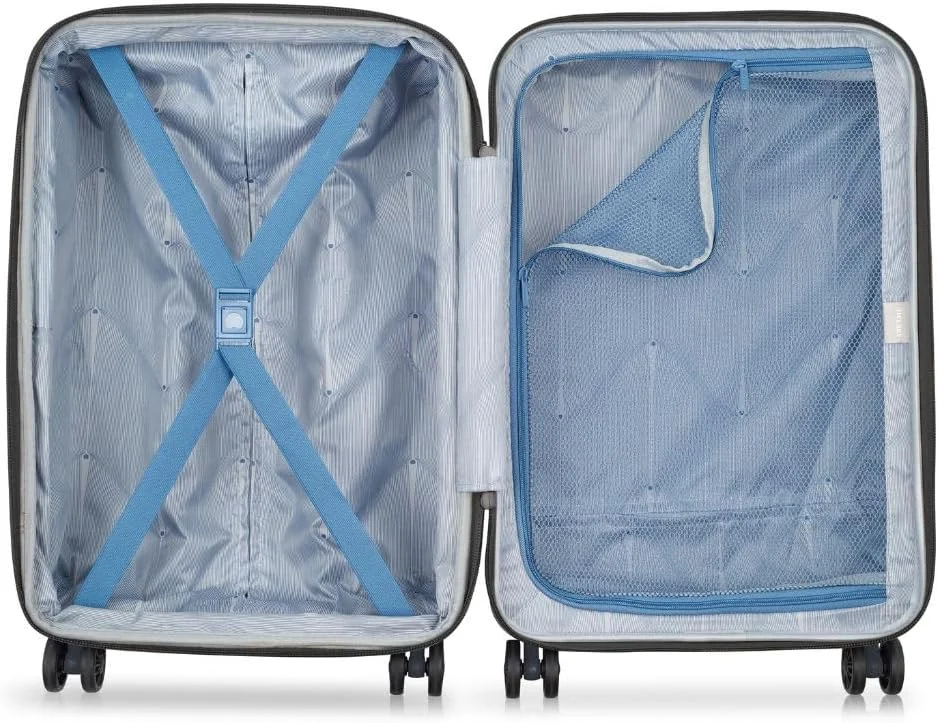 چمدان کابین سایز 55 سانتی متری 4 چرخ قابل افزایش حجم DELSEY PARIS Freestyle - گرافیت