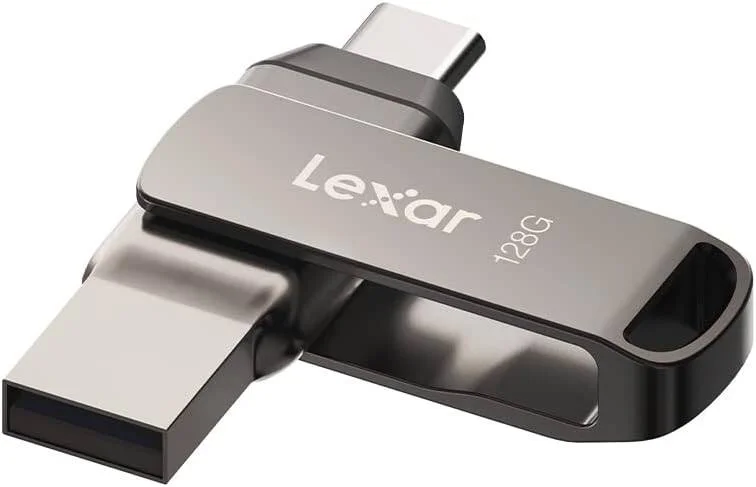 فلش مموری 128 گیگابایتی Lexar USB 3.1، فلش USB A و USB C با سرعت خواندن تا 130 مگابایت بر ثانیه، فلش مموری Type C با طراحی چرخشی، جامپ درایو برای USB3.0/USB2.0، مموری استیک برای دستگاه های اندرویدی/تبلت/لپ تاپ/کامپیوتر/تلفن فلش مموری 128 گیگابایتی Lexar USB 3.1، فلش USB A و USB C با سرعت خواندن تا 130 مگابایت بر ثانیه، فلش مموری Type C با طراحی چرخشی، جامپ درایو برای USB3.0/USB2.0، مموری استیک برای دستگاه های اندرویدی/تبلت/لپ تاپ/کامپیوتر/تلفن