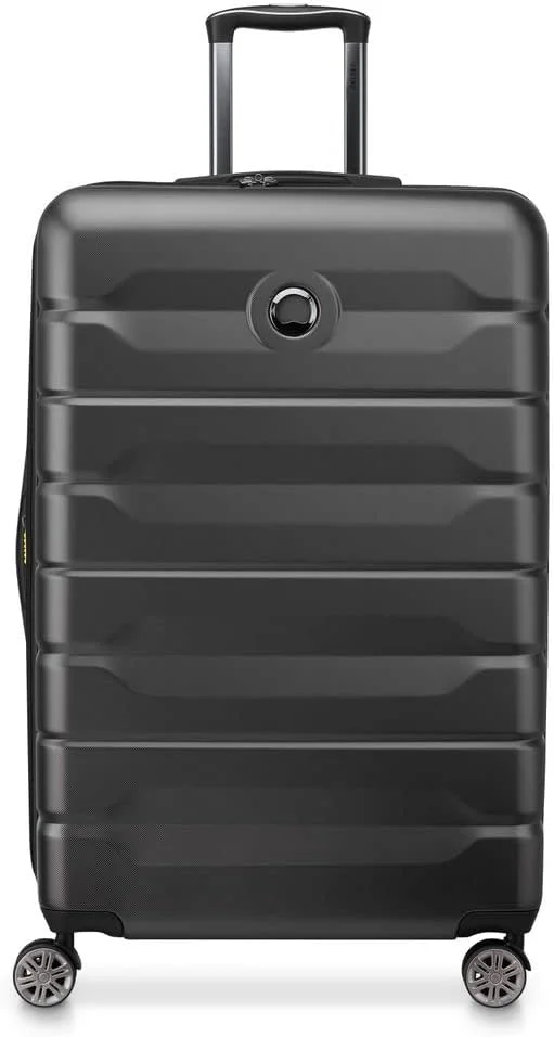 چمدان دلسی پاریس ایر آرمور 80 4 چرخ متحرک بزرگ شونده مشکی