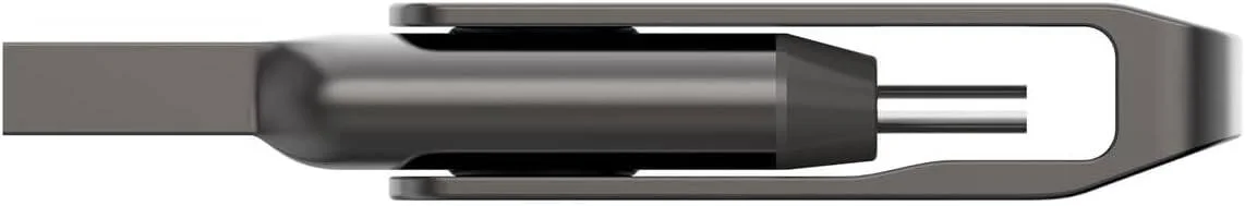 فلش مموری دوگانه لکسار JumpDrive D400 با ظرفیت 64 گیگابایت، USB 3.1 Type C و Type A، برای افزایش فضای ذخیره سازی و پشتیبان گیری، سرعت خواندن تا 130 مگابایت بر ثانیه، بدنه فلزی و طراحی چرخشی، تیتانیومی (LJDD400064G BNQNU) فلش مموری دوگانه لکسار JumpDrive D400 با ظرفیت 64 گیگابایت، USB 3.1 Type C و Type A، برای افزایش فضای ذخیره سازی و پشتیبان گیری، سرعت خواندن تا 130 مگابایت بر ثانیه، بدنه فلزی و طراحی چرخشی، تیتانیومی (LJDD400064G BNQNU)