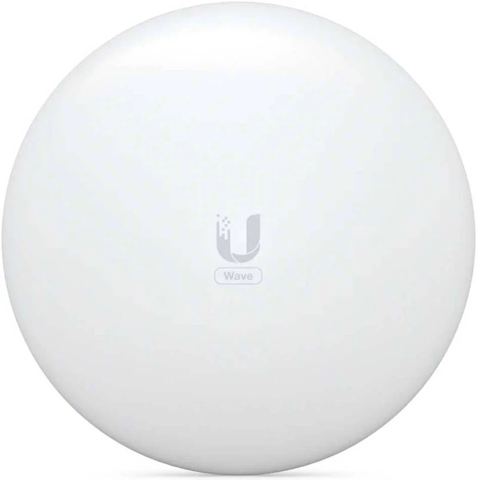 پل بی‌سیم دوربرد Ubiquiti Networks UISP Wave، توان عملیاتی کل 2 گیگابیت بر ثانیه (1 گیگابیت بر ثانیه دوطرفه)، حافظه DDR3L 512 مگابایت، حداکثر برد 8+ کیلومتر، 1 پورت GbE RJ45، ضد آب و هوا IPX6، سفید | Wave-LR