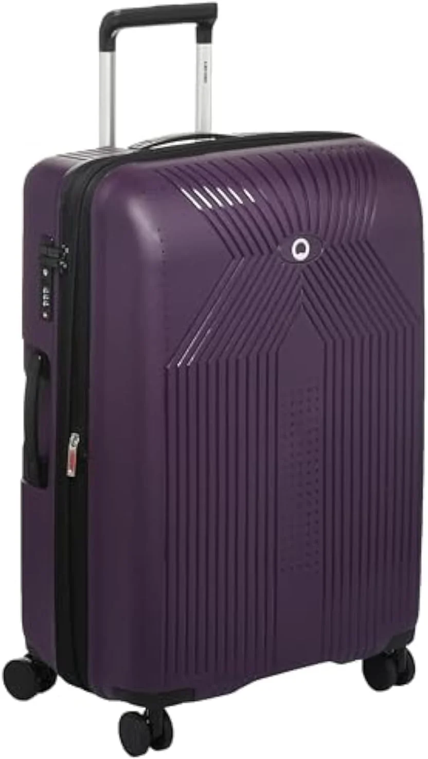 چمدان چرخدار بزرگ شونده اُردنر 66 سانتی‌متری - بنفش دارای قفل ترکیبی TSA. دیگر نگران آسیب دیدن چمدان توسط گمرک نباشید! قفل ترکیبی TSA به شما امکان می‌دهد تا چمدان خود را با کد شخصی خود ایمن کنید، در حالی که به سازمان امنیت حمل و نقل (TSA) اجازه می‌دهد تا از طریق یک کلید خاص، چمدان شما را بدون آسیب بررسی کند. چمدان فوق‌العاده ایمن با زیپ ضد سرقت اصلی. زیپ SECURITECH به لطف طراحی ایمن خود از وسایل شخصی شما محافظت می‌کند. این سیستم بست منحصر به فرد 3 برابر بادوام‌تر از یک بست سنتی است و سطح امنیت طولانی‌مدت را به حداکثر می‌رساند و خطر دستکاری را کاهش می‌دهد. دیگر نگران آسیب دیدن چمدان توسط گمرک نباشید! قفل ترکیبی TSA به شما امکان می‌دهد تا چمدان خود را با کد شخصی خود ایمن کنید، در حالی که به سازمان ایمنی حمل و نقل (TSA) اجازه می‌دهد تا از طریق یک کلید خاص، بدون آسیب رساندن به آن، چمدان شما را بررسی کند. چمدانی که با نحوه حرکت شما سازگار است. این چمدان مجهز به چهار چرخ دوتایی بی‌صدا و بسیار مانورپذیر است. این چرخ‌ها سخت، بادوام و چند جهته هستند و به طور ویژه برای ارائه راحتی فوق‌العاده در حرکت طراحی شده‌اند.