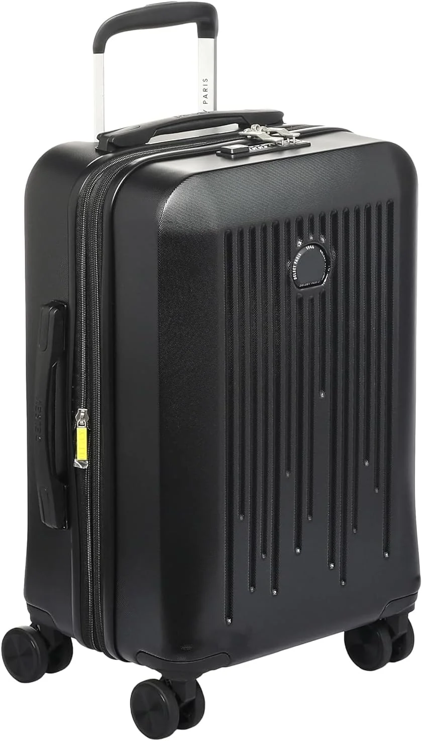 ترولی کابین 55 سانتی متری دلسه کریستین با 4 چرخ دوبل و قابلیت افزایش حجم (مشکی)