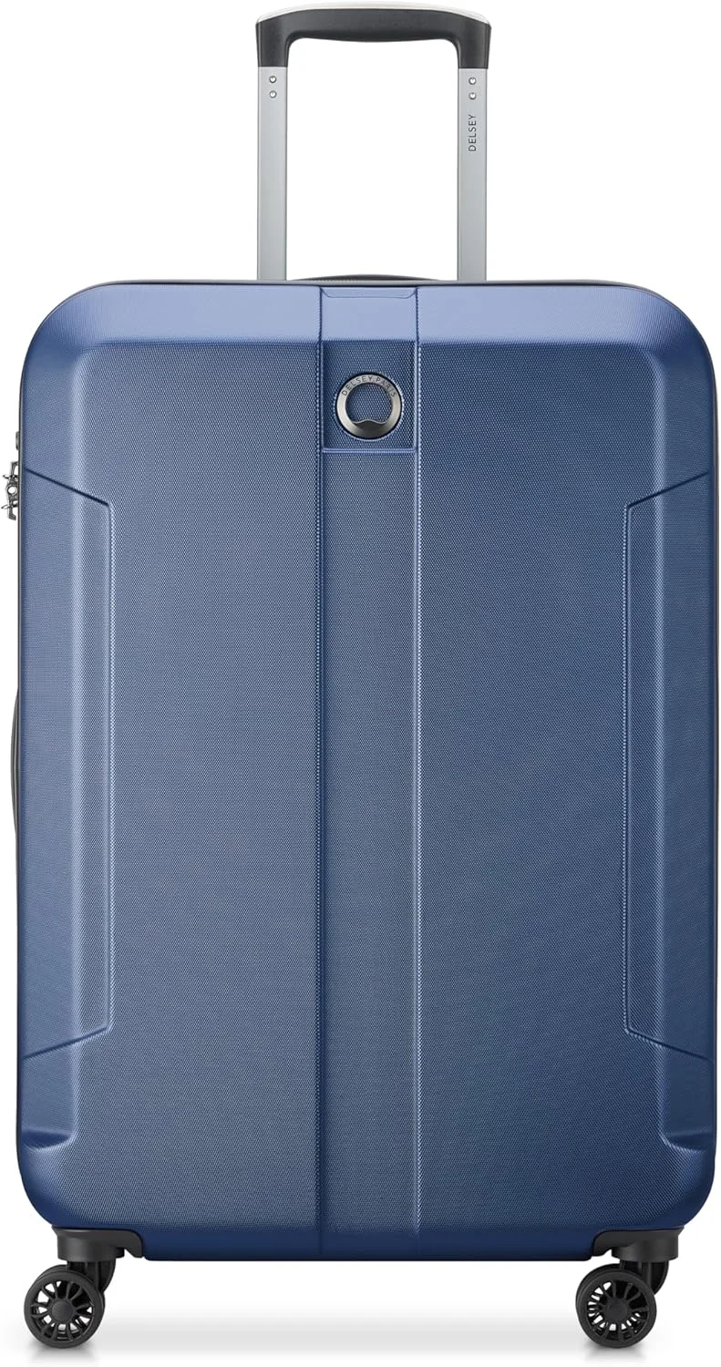 چمدان سخت 81 سانتی متری دولسی Depart با قابلیت افزایش حجم و 4 چرخ دوبل، مناسب برای سفرهای هوایی، رنگ سرمه ای - 00314583022 X9