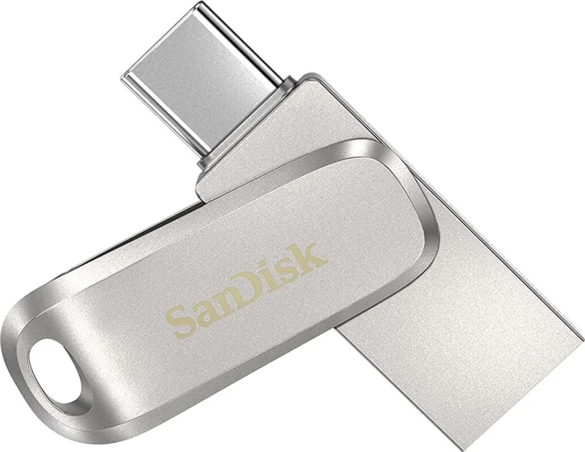 فلش مموری دوگانه SanDisk Ultra Luxe با ظرفیت 1 ترابایت، رابط USB Type-C، سرعت خواندن ترتیبی تا 150 مگابایت بر ثانیه، رابط USB 3.1 Gen 1، نقره ای | SDDDC4-1T00-G46 فلش مموری دوگانه SanDisk Ultra Luxe با ظرفیت 1 ترابایت، رابط USB Type-C، سرعت خواندن ترتیبی تا 150 مگابایت بر ثانیه، رابط USB 3.1 Gen 1، نقره ای | SDDDC4-1T00-G46