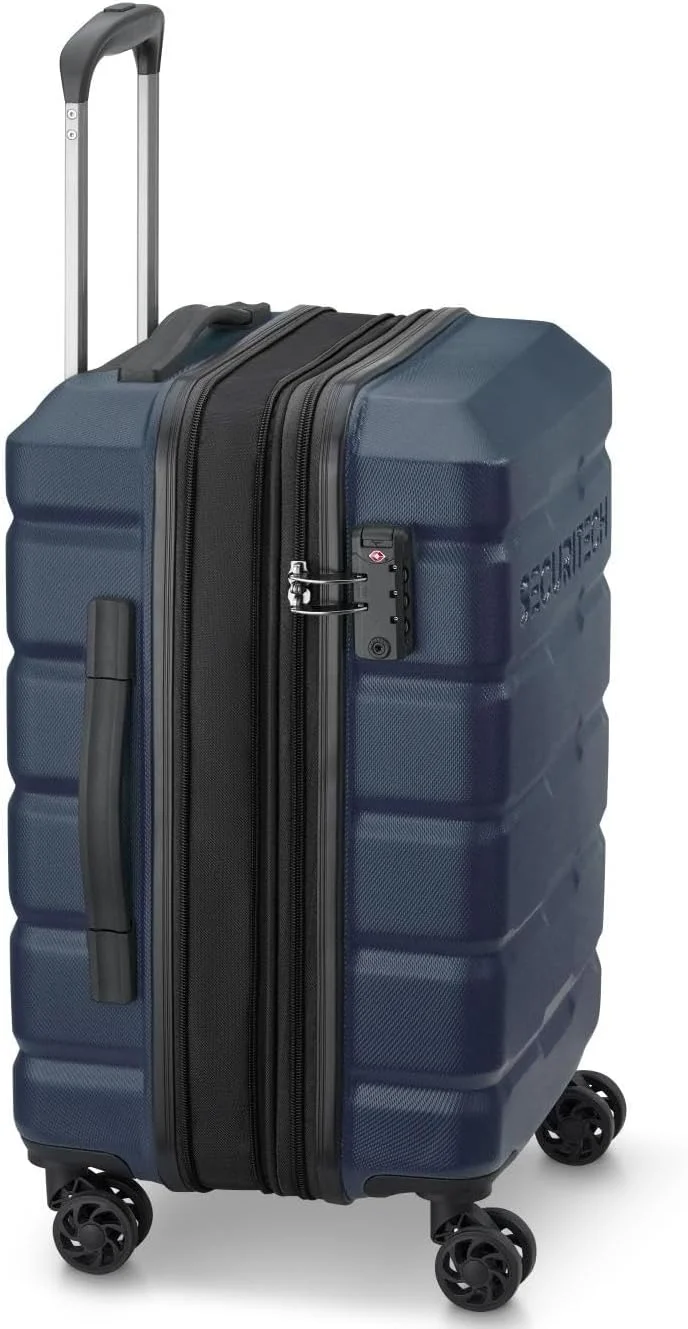 چمدان کابین چرخ دوبل گسترش پذیر Citadel سایز 54 سانتی متر - آبی