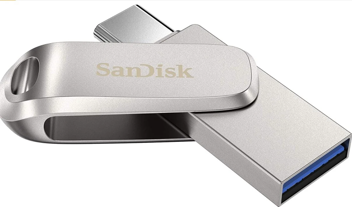 فلش مموری دوگانه SanDisk Ultra Luxe با رابط USB Type-C ظرفیت 32 گیگابایت، سرعت خواندن ترتیبی تا 150 مگابایت بر ثانیه، رابط USB 3.1 Gen 1، نقره ای | SDDDC4-032G-G46 فلش مموری دوگانه SanDisk Ultra Luxe با رابط USB Type-C ظرفیت 32 گیگابایت، سرعت خواندن ترتیبی تا 150 مگابایت بر ثانیه، رابط USB 3.1 Gen 1، نقره ای | SDDDC4-032G-G46