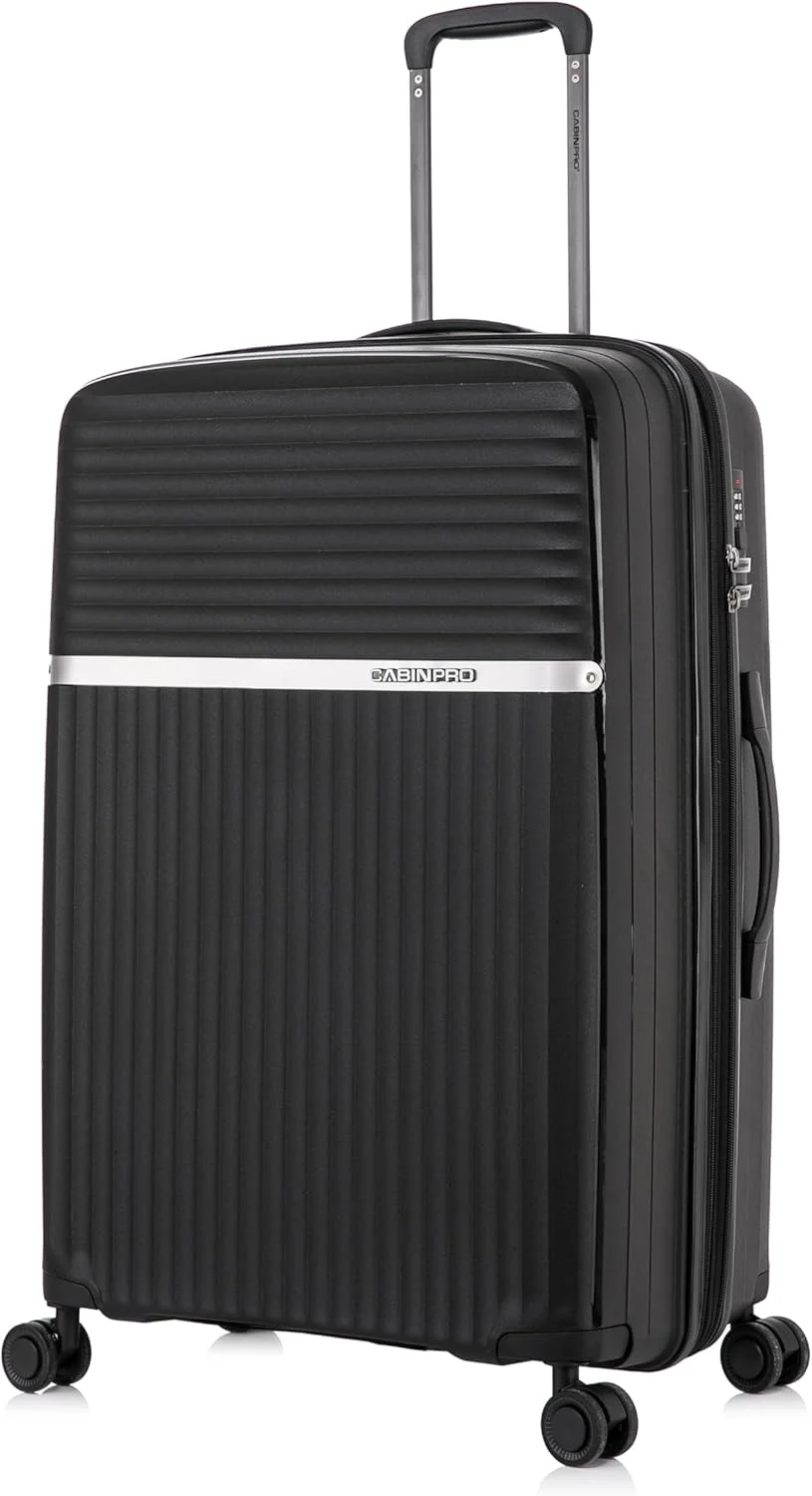 چمدان بزرگ 28 اینچی CabinPro - چمدان چرخدار سبک وزن با قابلیت افزایش حجم، چرخ های اسپینر و قفل ترکیبی مدل CP002