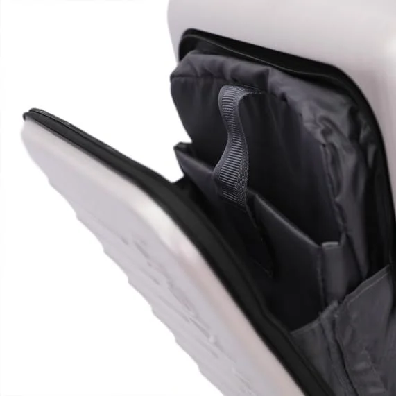 چمدان چرخشی سبک وزن یک تکه کلوین کلاین مدل South Hampton ll 5.0 با قفل TSA (بنفش یخی، 20 اینچ)