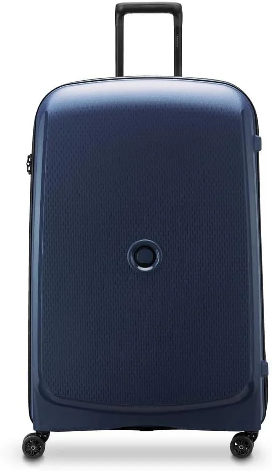 چمدان سایز بزرگ دلسه مدل بلمونت پلاس با 4 چرخ دوبل بازیافتی 83 سانتی متر - آبی