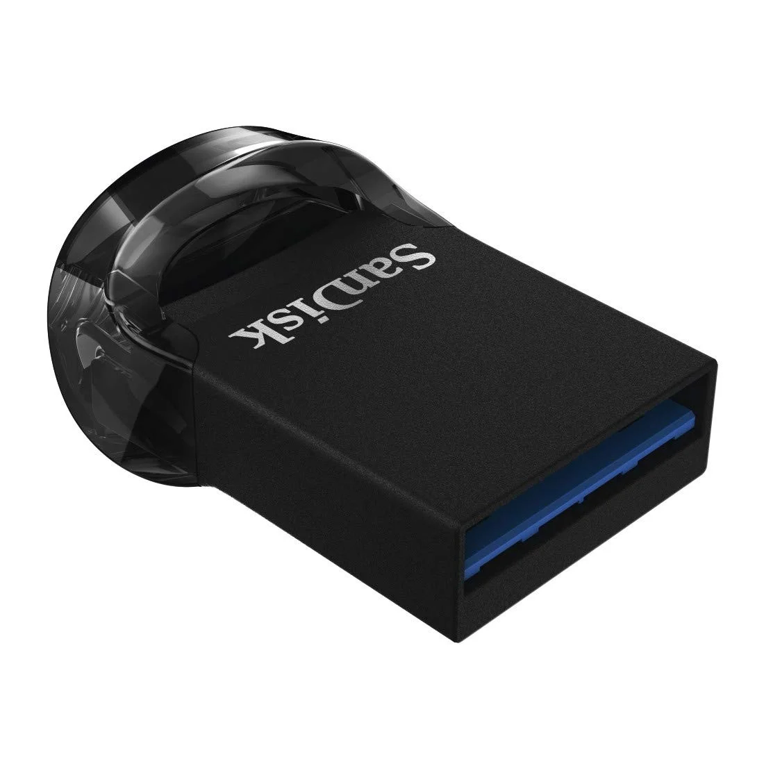 فلش مموری 128 گیگابایتی SanDisk Ultra Fit USB 3.1، سرعت انتقال تا 130 مگابایت بر ثانیه، USB 3.1 Gen 1 Type-A، رمزگذاری AES 128 بیتی، شامل SecureAccess و RescuePRO Deluxe، مشکی | SDCZ430-128G-G46