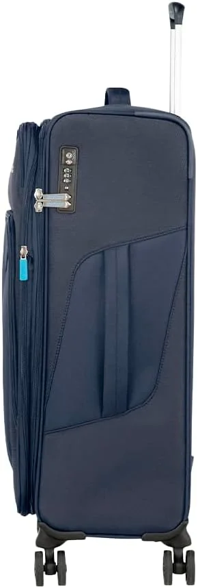 چمدان چرخدار جادار امریکن توریستر مدل Crosstrack با 4 چرخ و جیب بیرونی