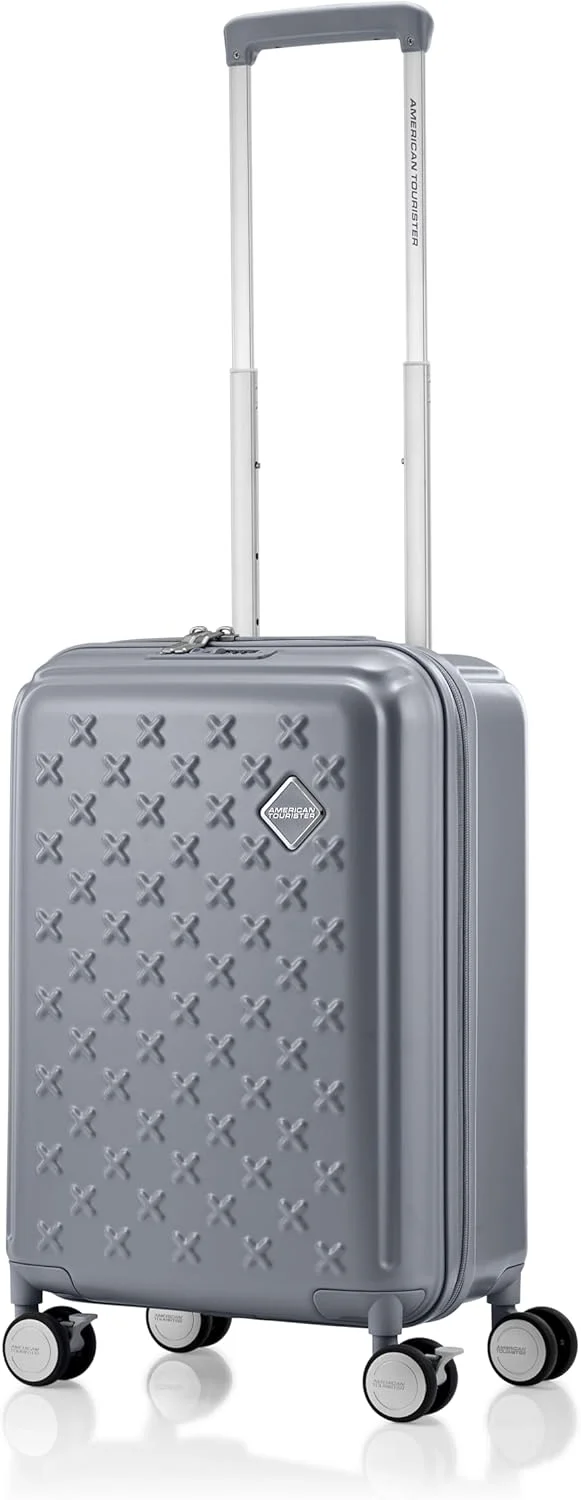 چمدان اسپینر 55 سانتی متری امریکن توریستر مدل Sparky - خاکستری