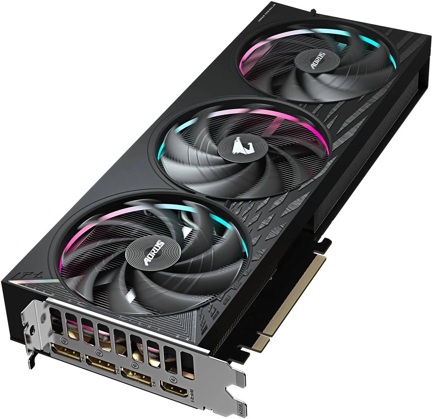 کارت گرافیک GIGABYTE AORUS GeForce RTX 5060 ELITE، حافظه 8 گیگابایتی DDR7 128 بیتی، هسته با سرعت 2722 مگاهرتز، 3840 هسته CUDA، سرعت حافظه 28 گیگابیت بر ثانیه، PCI Express 5.0 | GV-N5060AORUS E-8GD