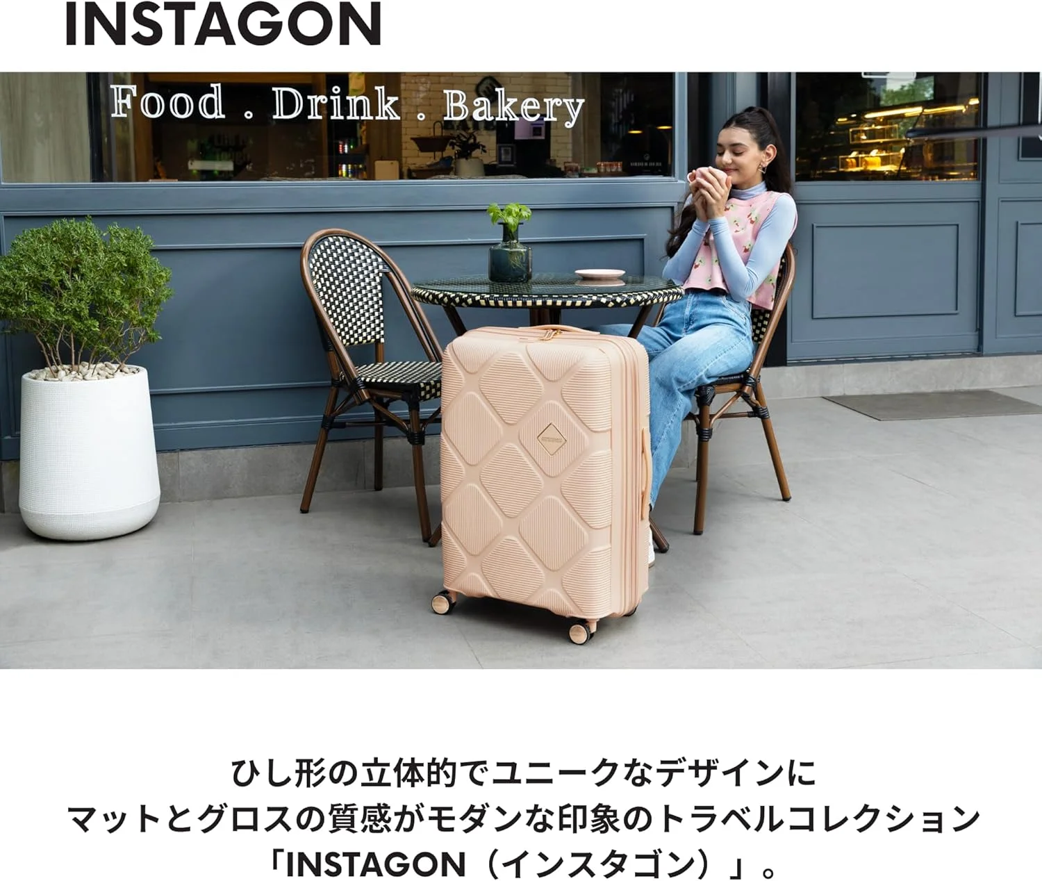 چمدان اسپینر 69/25 American Tourister Instagon، کیف حمل، قابل افزایش حجم، قفل TSA، 79/87 لیتر، 69 سانتی متر، 3.9 کیلوگرم، مدل جدید خاکستری تیره، سایز M