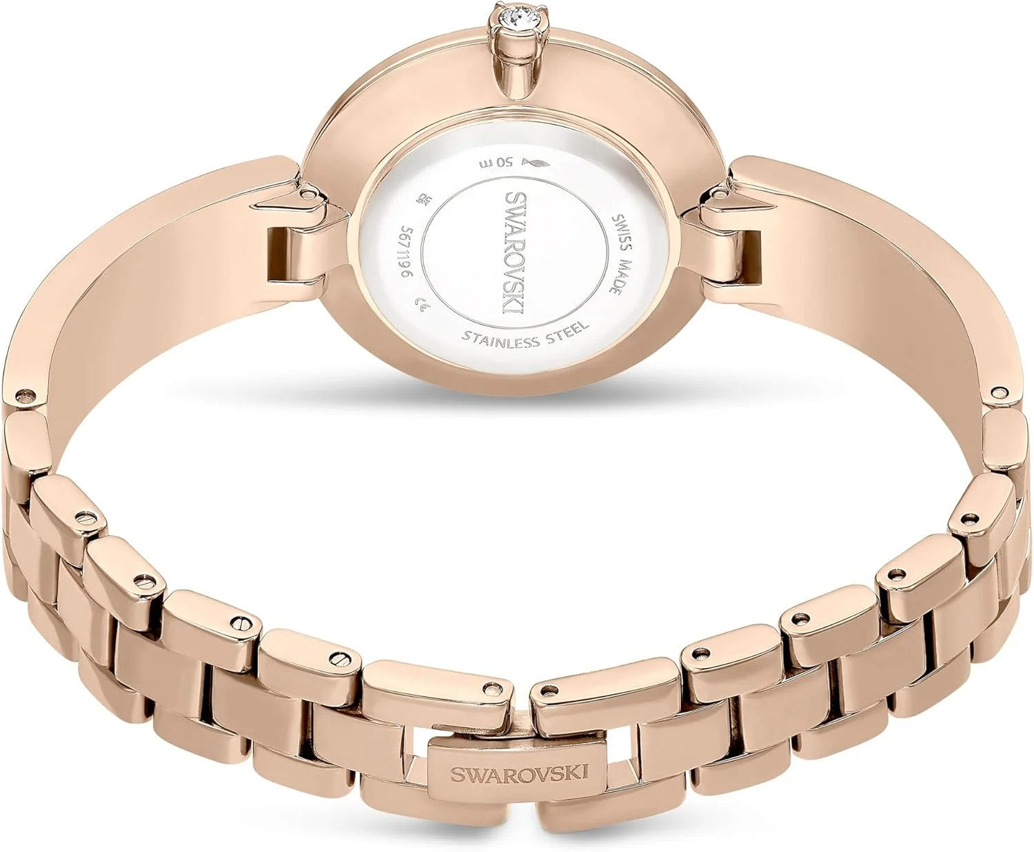 ساعت ایلومینا سواروسکی، دستبند فلزی - 5671196