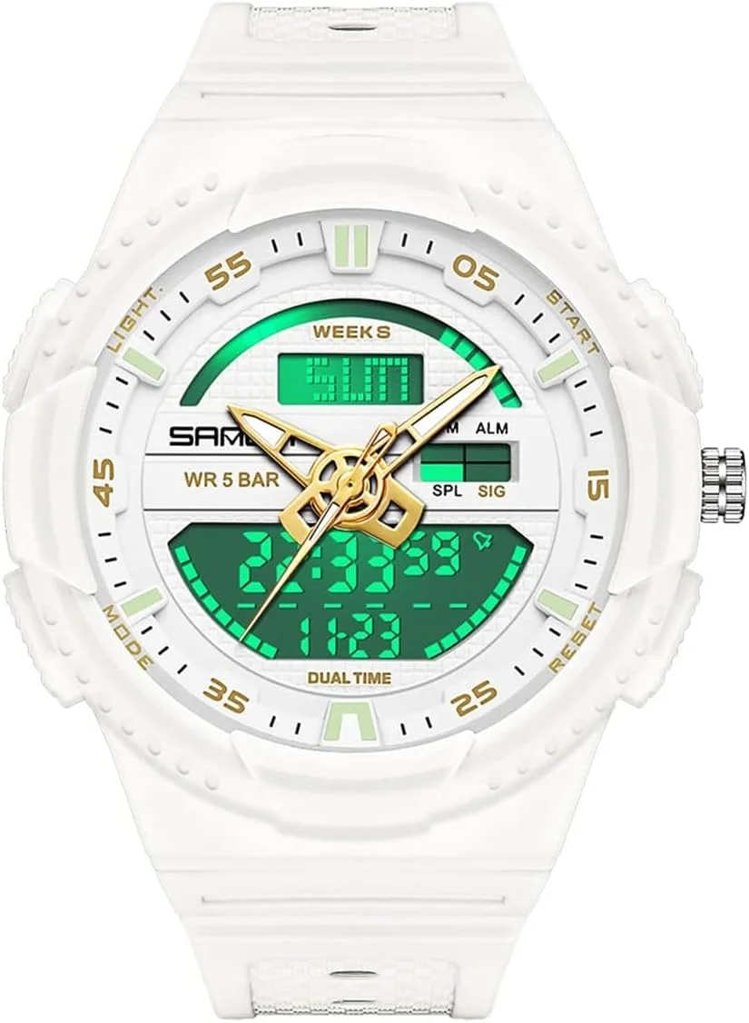 ساعت مچی دیجیتال ضد آب ورزشی زنانه - ساعت مچی زنانه با تاریخ، نور پس زمینه شب تاب، هفته، آلارم، کرنومتر، هدیه ایده آل برای دختران و زنان ساعت مچی دیجیتال ضد آب ورزشی زنانه - ساعت مچی زنانه با تاریخ، نور پس زمینه شب تاب، هفته، آلارم، کرنومتر، هدیه ایده آل برای دختران و زنان