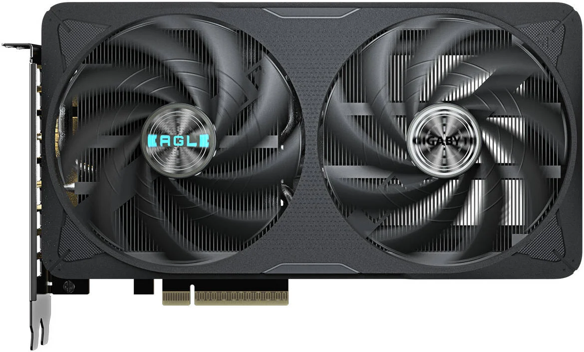 کارت گرافیک گیگابایت GeForce RTX 5060 Ti EAGLE OC، حافظه 16 گیگابایت GDDR7 128 بیتی، فرکانس هسته 2617 مگاهرتز، فرکانس حافظه 28 گیگابیت بر ثانیه، PCI-Express 5.0، مشکی | GV-N506TEAGLE OC-16GD