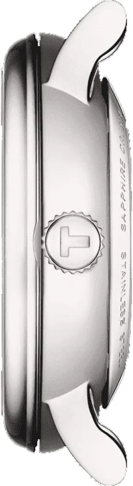 ساعت مچی زنانه تیسوت آنالوگ اتوماتیک با صفحه نقره ای و بند استیل