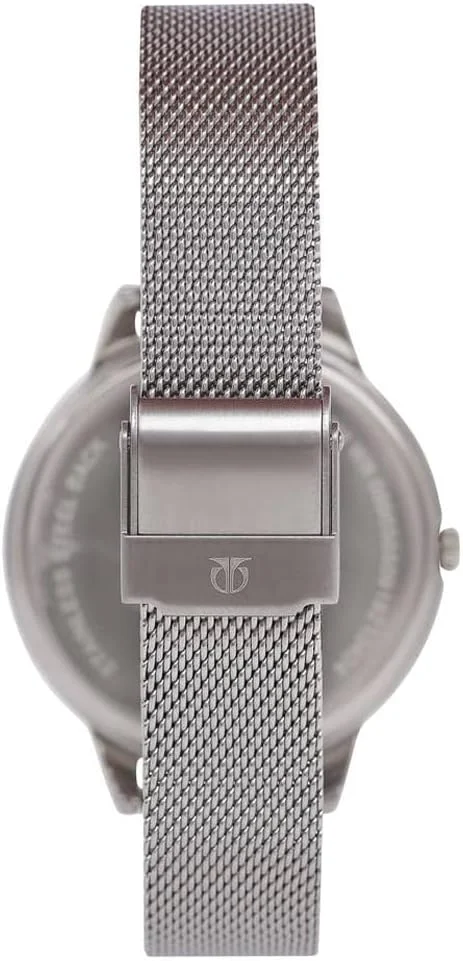 ساعت مچی آنالوگ زنانه تیتان با صفحه مشکی - NR2617SM01