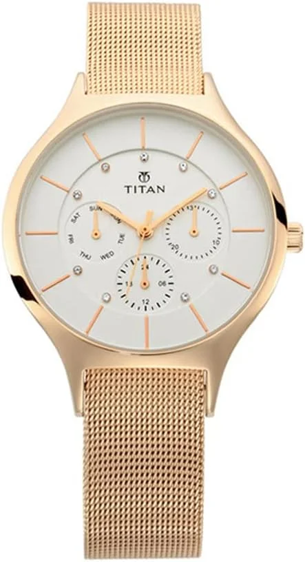 ساعت مچی زنانه تایتان مدل Workwear Slimline با صفحه سفید - 95067WM01 / 95067WM01/NP95067WM01 سایز آزاد