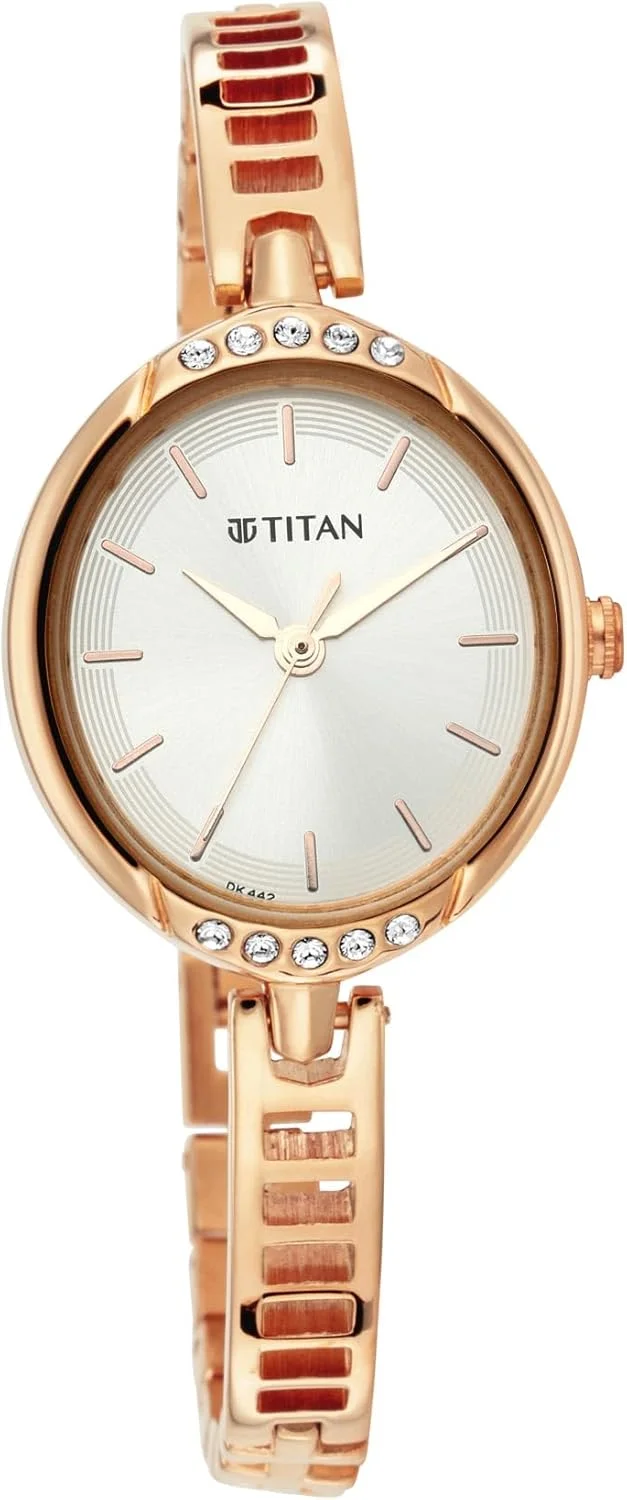 ساعت مچی زنانه تایتان مدل Karishma 2020-21 با صفحه استیل آنالوگ - NN2637WM01/NR2637WM01