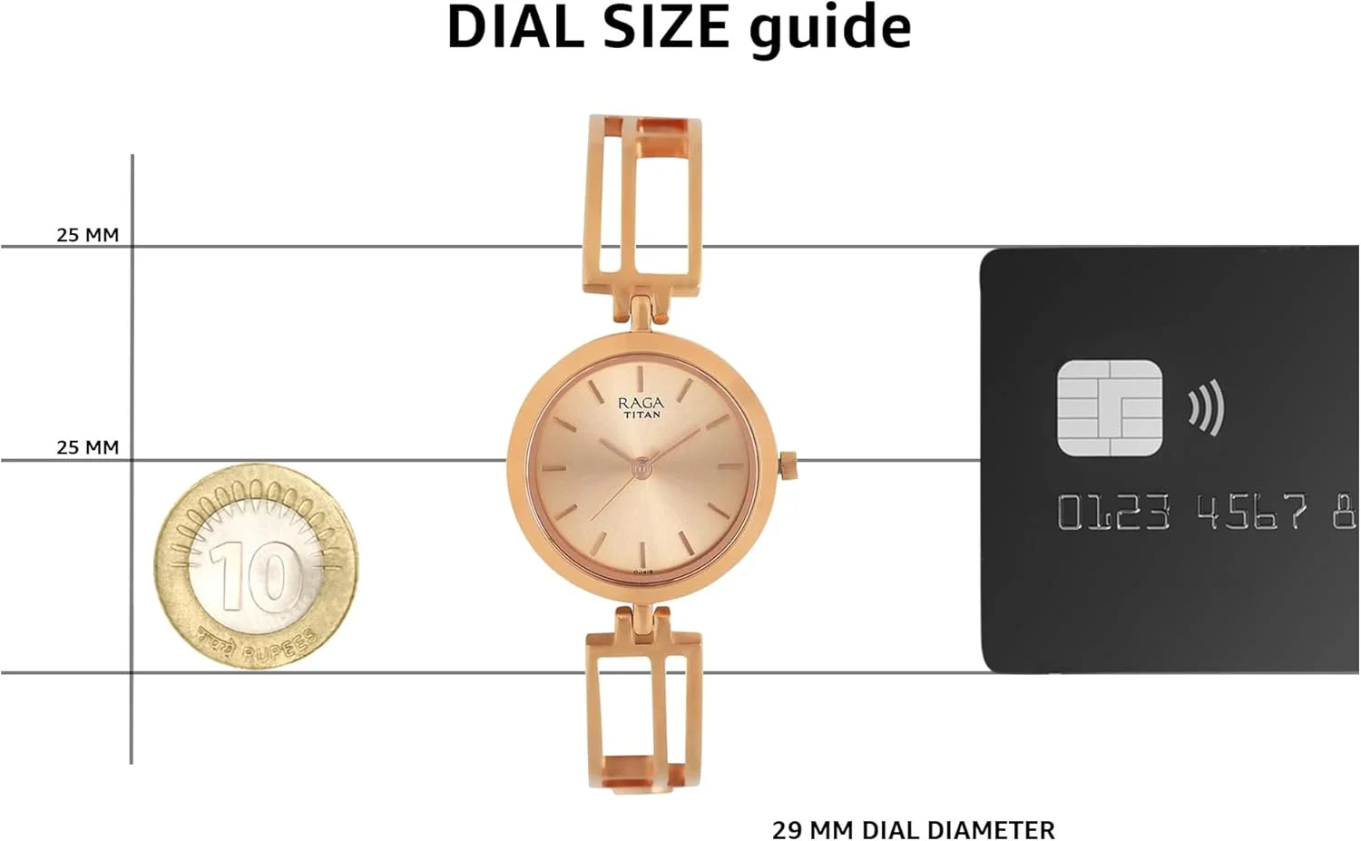 ساعت مچی آنالوگ زنانه گرد تی‌تان راگا ویوا-3