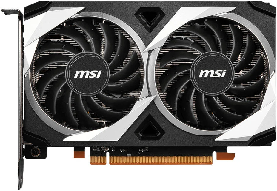 کارت گرافیک MSI Radeon RX 6500 XT MECH 2X OC، حافظه 4 گیگابایت GDDR6 64 بیتی، فرکانس بوست تا 2825 مگاهرتز، سرعت حافظه 18 گیگابیت بر ثانیه، PCI Express 4.0 x4، DisplayPort 1.4a / HDMI 2.1 | 912-V508-005