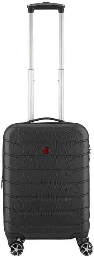 چمدان کابین چرخ دوبل ونگر مدل Vaiana با بدنه سخت و قابلیت افزایش حجم 56 سانتی متر - مشکی