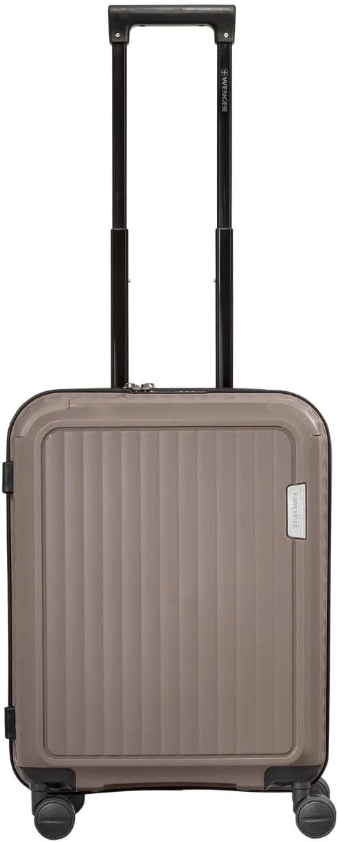 چمدان کابین خلبان چرخ دار ونگر Optimo با بدنه سخت و قابلیت افزایش حجم 57 سانتی متر - قهوه ای - 653312