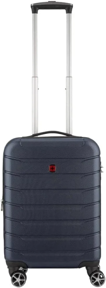 چمدان کابین سخت ونگر مدل Vaiana با 4 چرخ دوبل و قابلیت افزایش حجم 56 سانتی متر - آبی