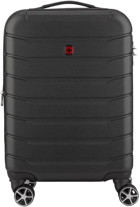 چمدان کابین چرخ دوبل ونگر مدل Vaiana با بدنه سخت و قابلیت افزایش حجم 56 سانتی متر - مشکی