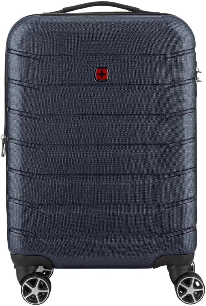 چمدان کابین سخت ونگر مدل Vaiana با 4 چرخ دوبل و قابلیت افزایش حجم 56 سانتی متر - آبی
