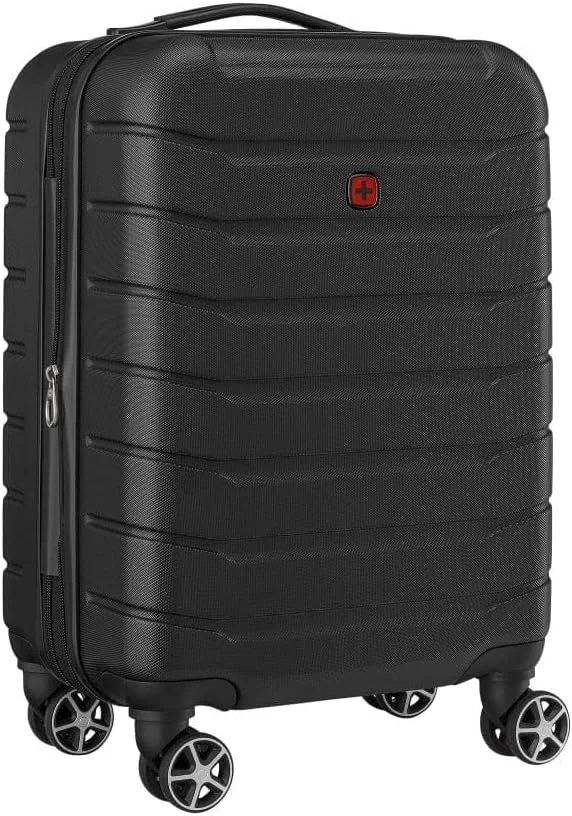 چمدان کابین چرخ دوبل ونگر مدل Vaiana با بدنه سخت و قابلیت افزایش حجم 56 سانتی متر - مشکی