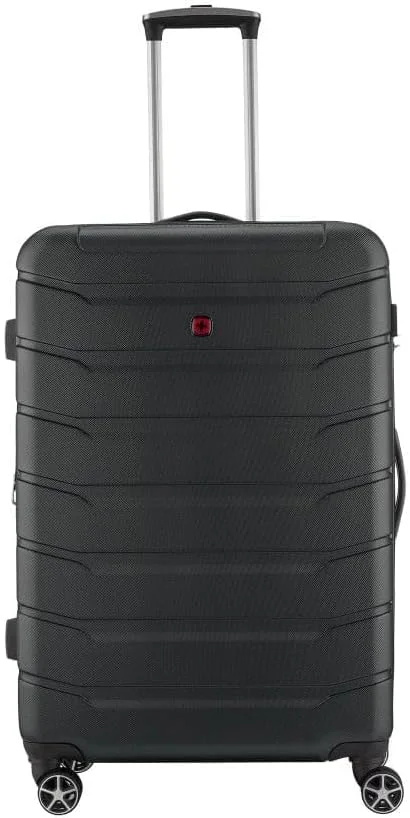 چمدان چرخ دار ونگر مدل Vaiana Harcase 4 با دو چرخ دوبل و قابلیت افزایش حجم سایز 78 سانتی متر - مشکی