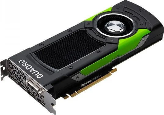 کارت گرافیک PNY Nvidia Quadro P6000، با 24 گیگابایت حافظه GDDR5X، رابط 384 بیتی، پشتیبانی از SLI، HDCP 2.2 و HDMI 1.3a، اسلات PCI-Express x16 Gen 3.0، دارای 3 پورت Display Port و 1 پورت DVI-I (Dual Link) | VCQP6000-PB