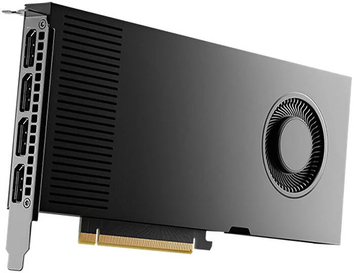 کارت گرافیک PNY NVIDIA RTX 4000 Ada Generation، حافظه 20 گیگابایت GDDR6 160 بیتی، 192 هسته NVIDIA Tensor، 48 هسته NVIDIA RT، 6144 هسته CUDA، PCI Express 4.0 x16، مشکی | VCNRTX4000ADA-SB کارت گرافیک PNY NVIDIA RTX 4000 Ada Generation، حافظه 20 گیگابایت GDDR6 160 بیتی، 192 هسته NVIDIA Tensor، 48 هسته NVIDIA RT، 6144 هسته CUDA، PCI Express 4.0 x16، مشکی | VCNRTX4000ADA-SB
