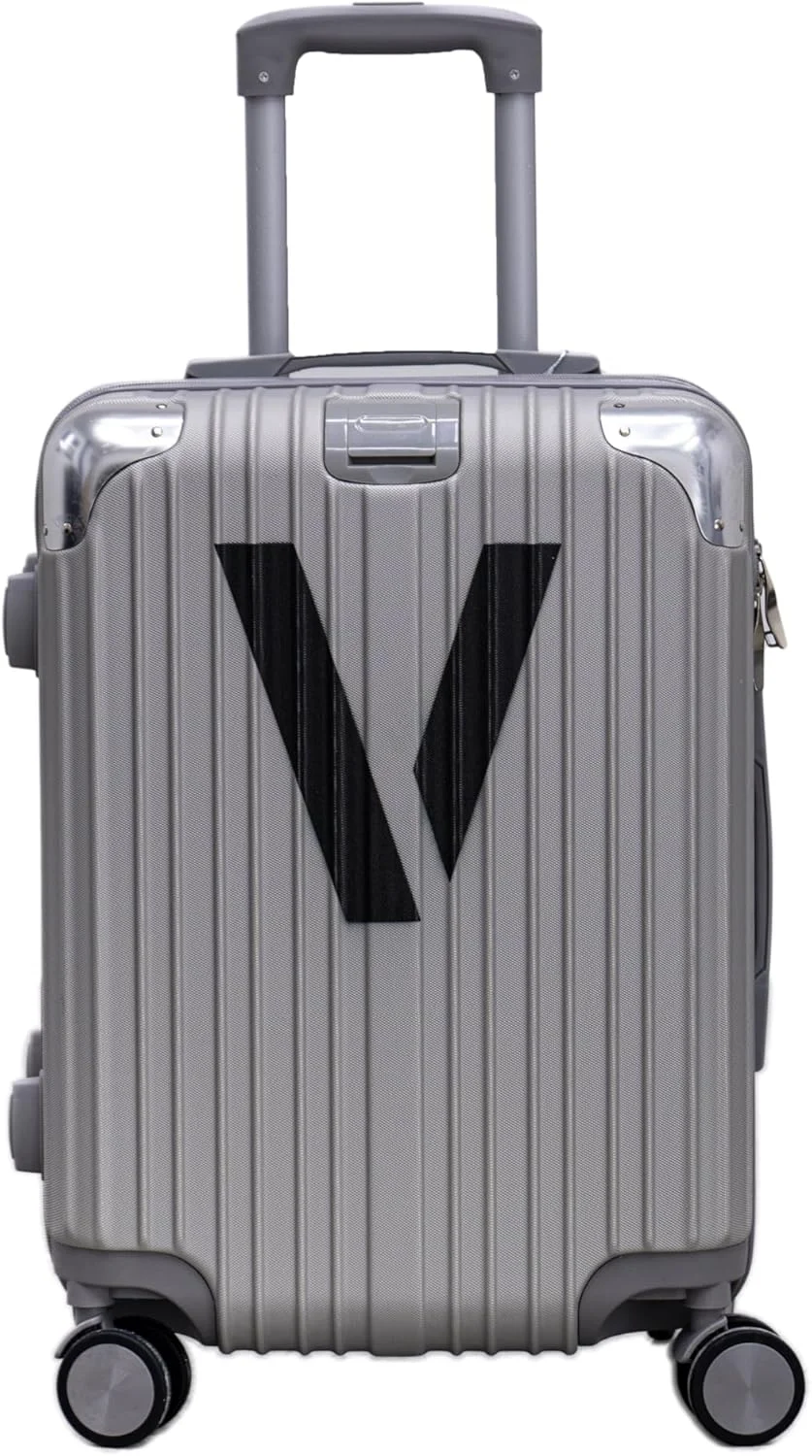 چمدان کابین سایز سخت - 54 سانتی متر، جنس: ABS، نقره ای