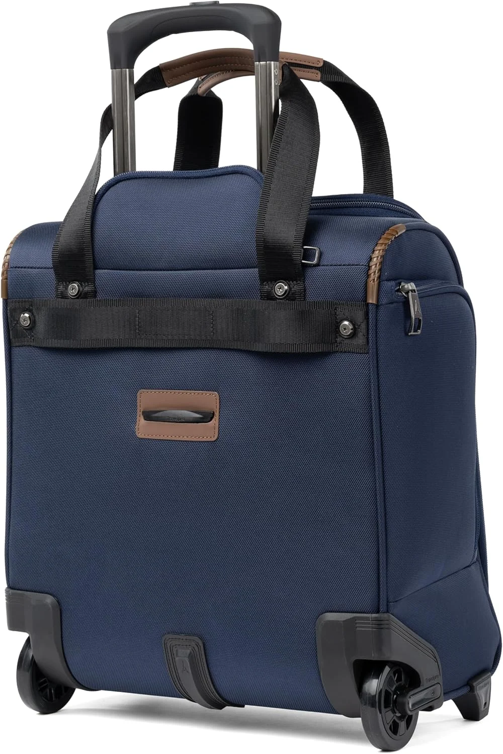 چمدان کابین سایز نرم و سبک Travelpro Crew Classic، کیف چرخ دار زیر صندلی با جای لپ تاپ ۱۴ اینچی، مناسب آقایان و بانوان، ۱۷ اینچ، آبی