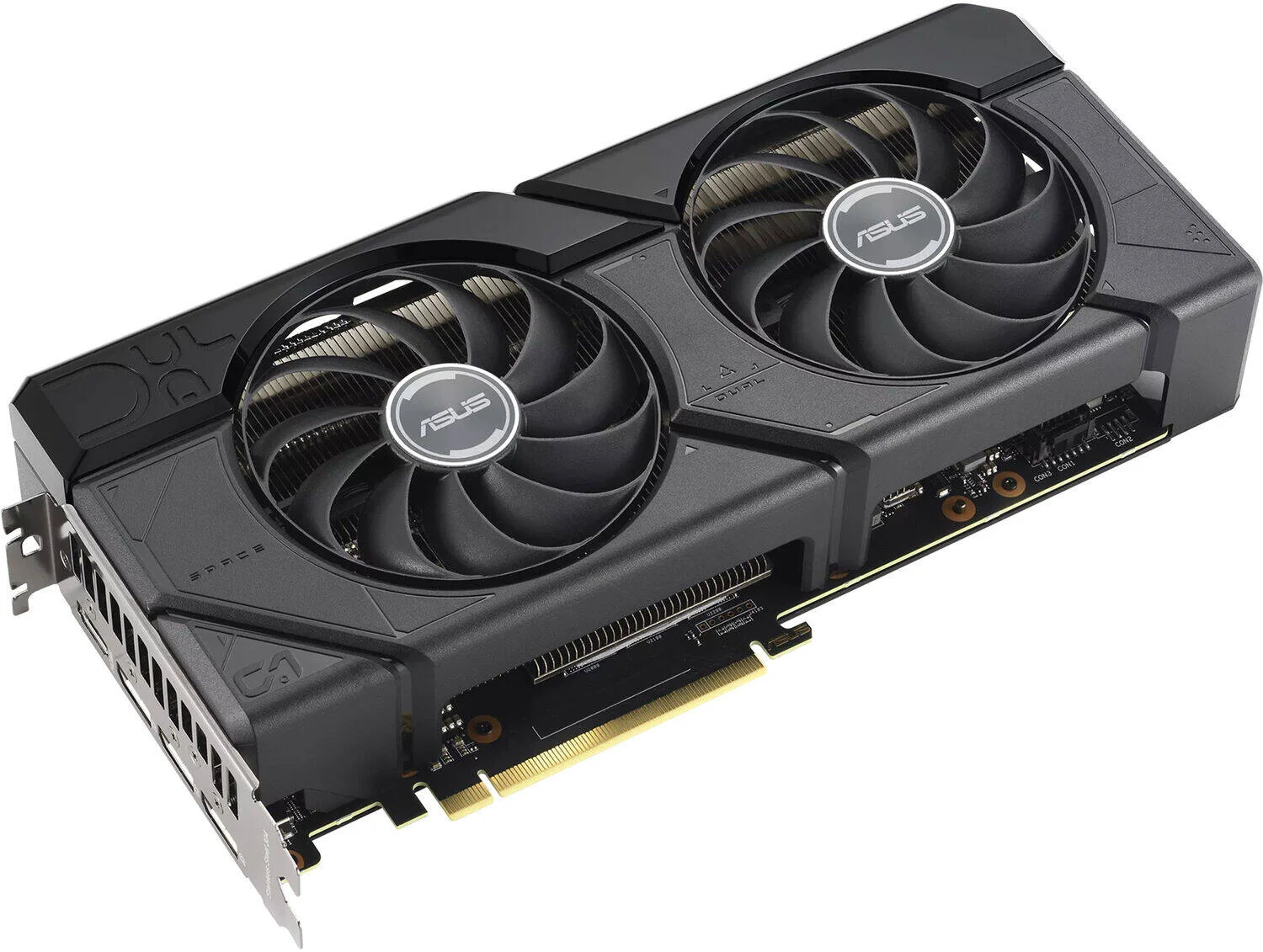 کارت گرافیک ایسوس Dual Radeon RX 7800 XT OC Edition، حافظه 16 گیگابایت GDDR6 256 بیتی، فرکانس بوست 2520 مگاهرتز، سرعت حافظه 19.5 گیگابیت بر ثانیه، 3840 پردازنده جریانی، PCI Express 4.0، مشکی | 90YV0JJ1-M0NA00