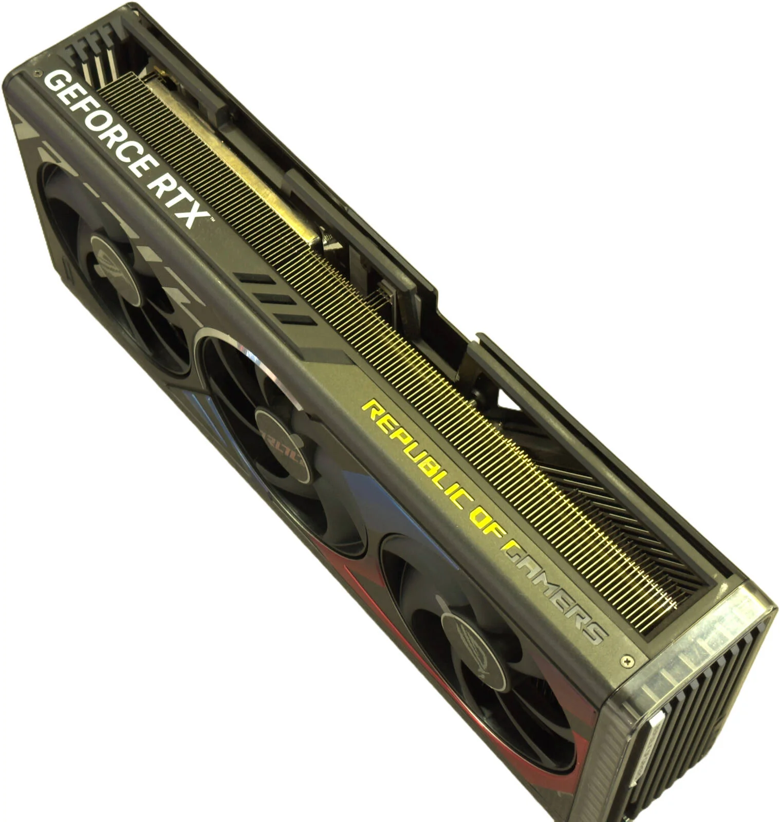 محفظه ASUS ROG Strix GeForce RTX 4090، زیبایی چشمگیر با نورپردازی RGB، فناوری خنک کننده پیشرفته، مشکی