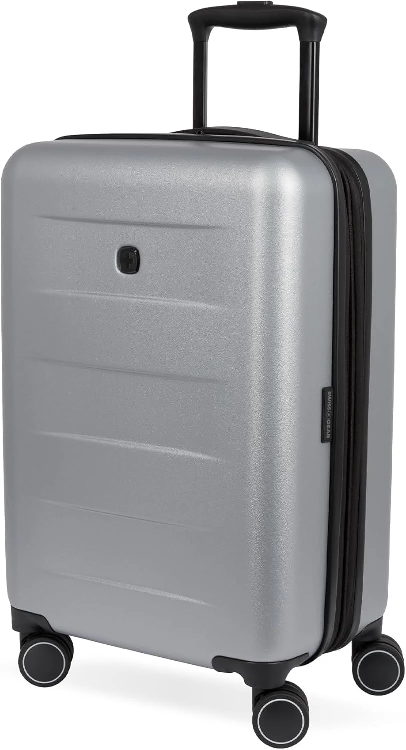 چمدان سخت SwissGear 8020 با قابلیت افزایش حجم و چرخ‌های اسپینر