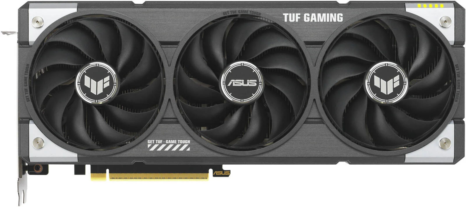 کارت گرافیک ایسوس TUF Gaming Radeon RX 9060 XT GDDR6 OC Edition، با 16 گیگابایت حافظه GDDR6 128 بیتی، فرکانس بوست 3340 مگاهرتز، 2048 پردازنده جریانی، سرعت حافظه 20 گیگابیت بر ثانیه، PCI Express 5.0 | 90YV0LF0-M0NA00