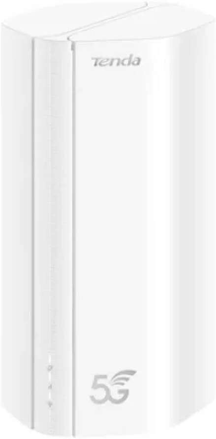 مودم روتر 5G CPE دو بانده Tenda AX1800 با اسلات سیم کارت، روتر اینترنت بی سیم پرسرعت با مودم داخلی 5G/4G LTE، وای فای 6 دو بانده (2.4 گیگاهرتز و 5 گیگاهرتز)، ایده آل برای خانه، دفتر | 5G01