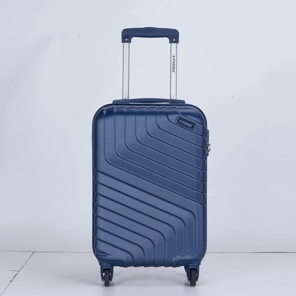 چمدان چرخ‌دار ABS استارگلد مدل SG-T80 با قفل رمزدار، آبی نیلی - سایز 20 اینچ