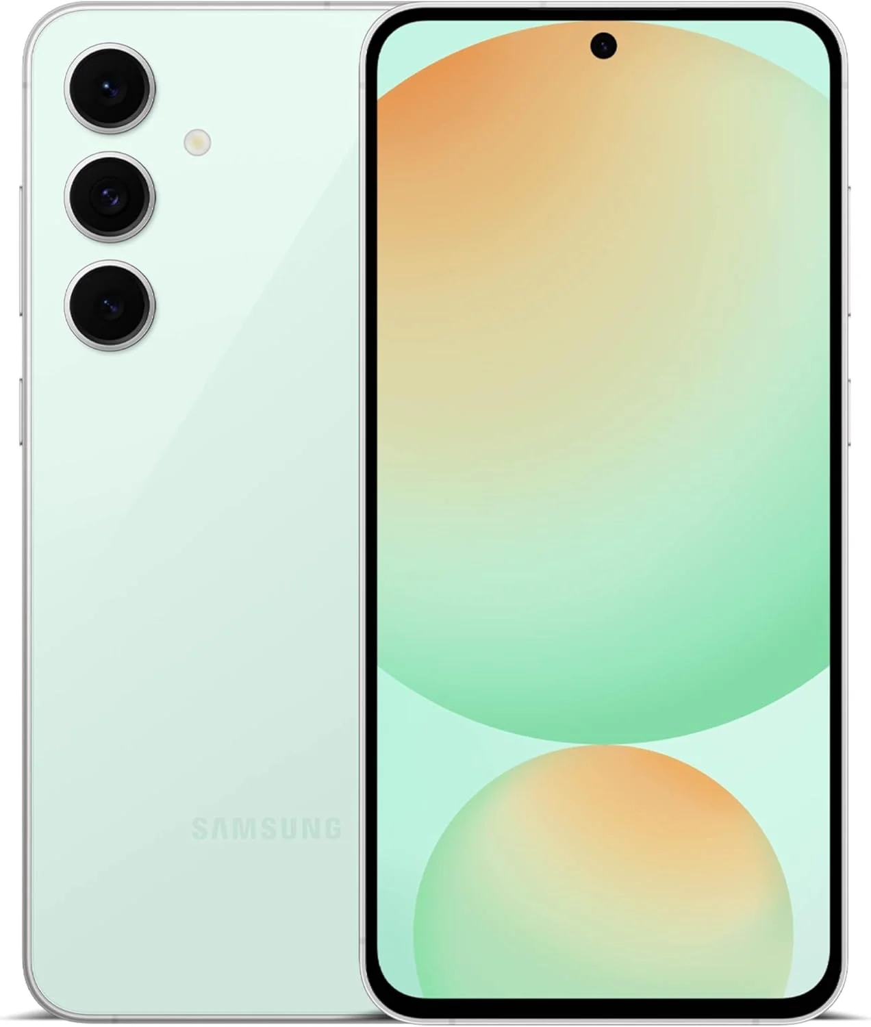 گوشی هوشمند SAMSUNG Galaxy S24 FE AI، حافظه 256 گیگابایت، گوشی اندروید آنلاک شده، دوربین 50 مگاپیکسلی با وضوح بالا، عمر باتری طولانی، صفحه نمایش AMOLED روشن، نسخه ایالات متحده، 2024، نعنایی