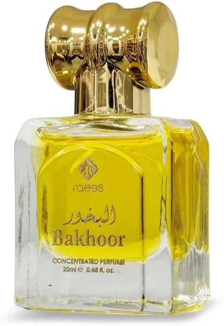 عطر روغنی رولی رئیس بخور – 20 میلی لیتر | عطر بدون الکل | چوب های دودی، زعفران، عود، کهربا | رایحه унисекс | عطر متمرکز ماندگار | بطری رولی مسافرتی